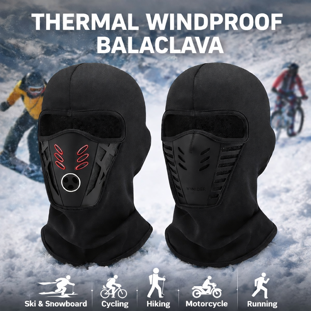 Pro Thermal Windproof Balaclava – Unisex Fit